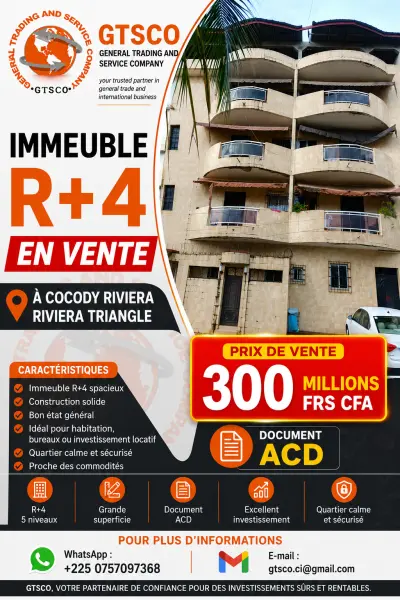 Immeuble R+4 en vente 