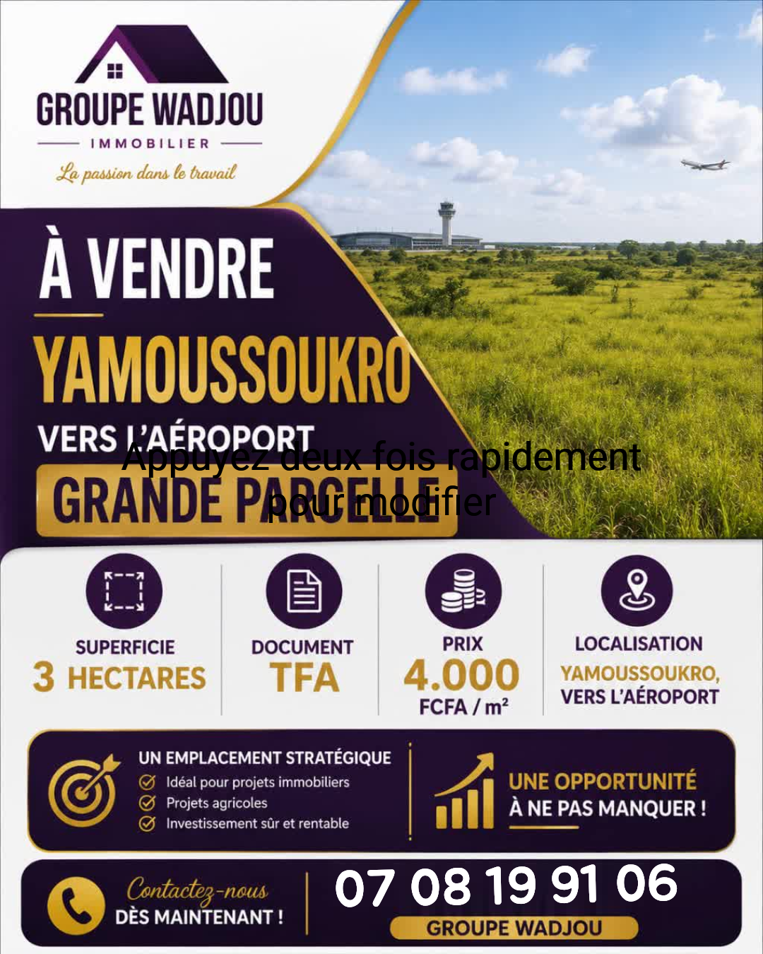 Terrains à vendre 