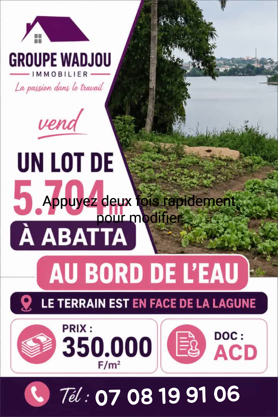 Terrains à vendre 