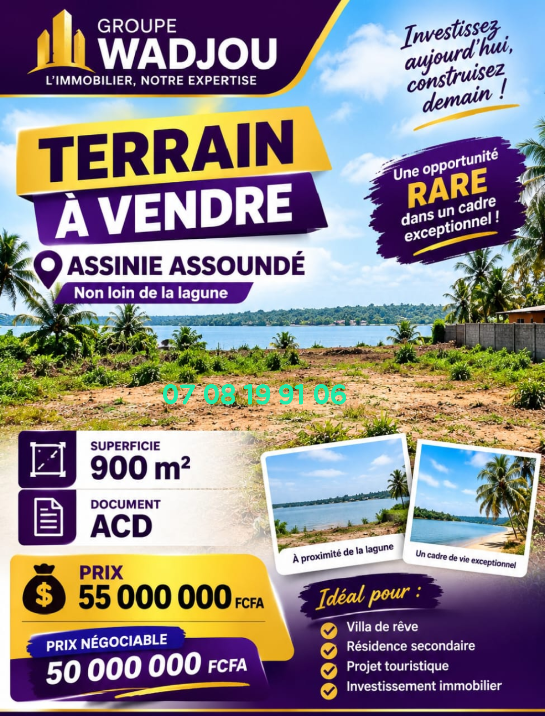 Terrains à vendre 